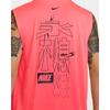 Nike Dri-Fit Printed Logo Quick-Dry Basketball Sleeveless T-Shirt Men Tops Punch-Red HM4463-605
