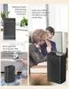 Desktop Heating Fans,1500W Electric Heater for Home, Fast Heating, Stove with Remote Control, Bedroom, Low Consumption,