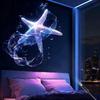 Dream Ocean Projection LED Night Light: USB-Powered, 360° Rotating Bedroom Lamp