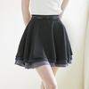 J Jane Tiered Flare Skirt (Black)