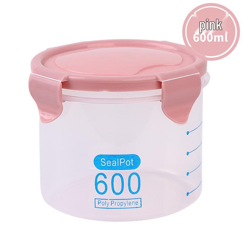 Transparent Food-Grade Jars for Grains, Cereals, Snacks, Tea, and Dry Goods Storage