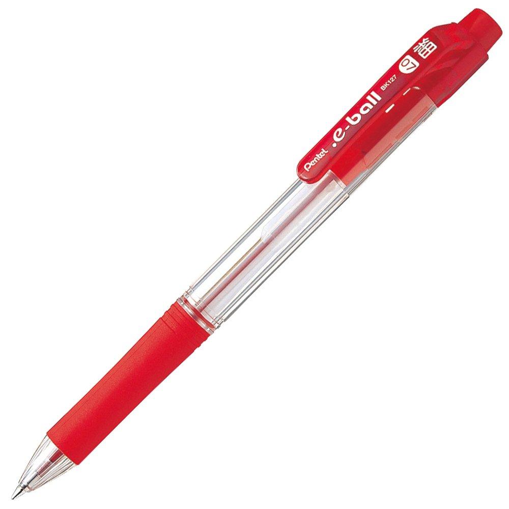 

Шариковая ручка Pentel Dot Red 5 шт. в упаковке с масляным шариком E-Ball 0,7 мм XBK127-B