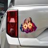 Glorious Light of Hope Jesus And Mary Cartoon Vinyl Sticker Decal Religious Theme Self-adhesive Home Decor W80