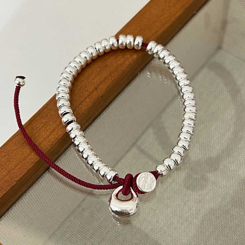 

Мир и Радость Подвеска-замок мира Браслет из бусин Новый китайский нишевый браслет Модный универсальный ювелирный браслет высокого класса для женщин