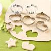 Christmas Cookie Cutter Stainless Steel Cut Candy Biscuit Mold Cooking Tools Christmas Theme Metal Cutters Mould Snowflake Mould