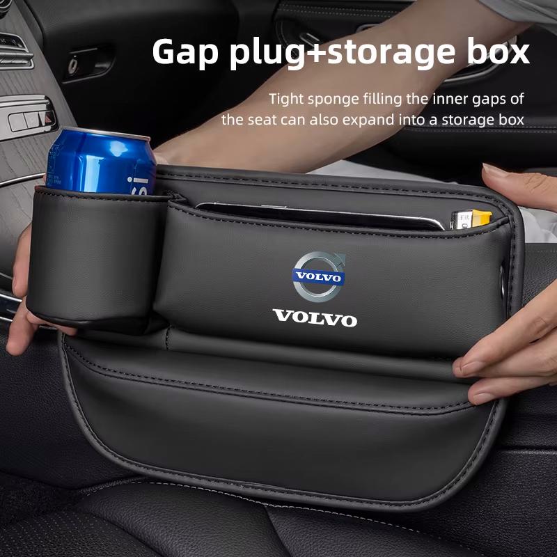 Zpebr9 Car Seat Gap Crevice Storage Box Cup Holder Accessories For Volvo XC90 XC60 V50 S60 V70 V60 V40 S90 Olestar AWD XC40 S80 T6 V90