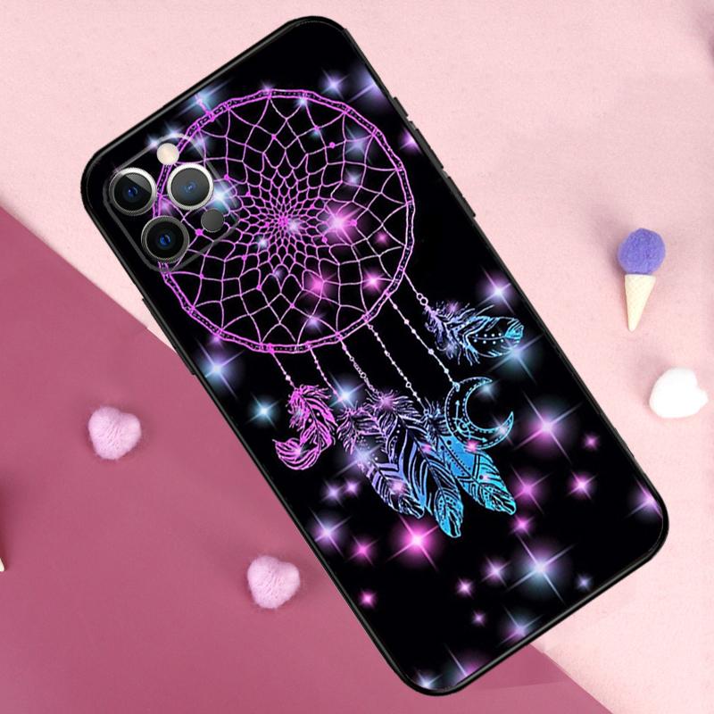 Retro Feather Dreamcatcher Phone Case For iPhone 17 Pro Max 17 Air 11 14 15 16 Pro Max Plus 12 13 Mini 16e Back Cover