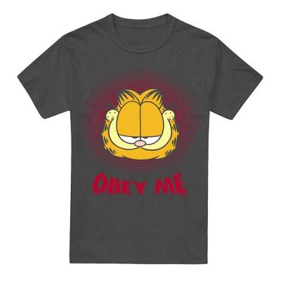 Garfield Unisex Adult Obey Me T-Shirt