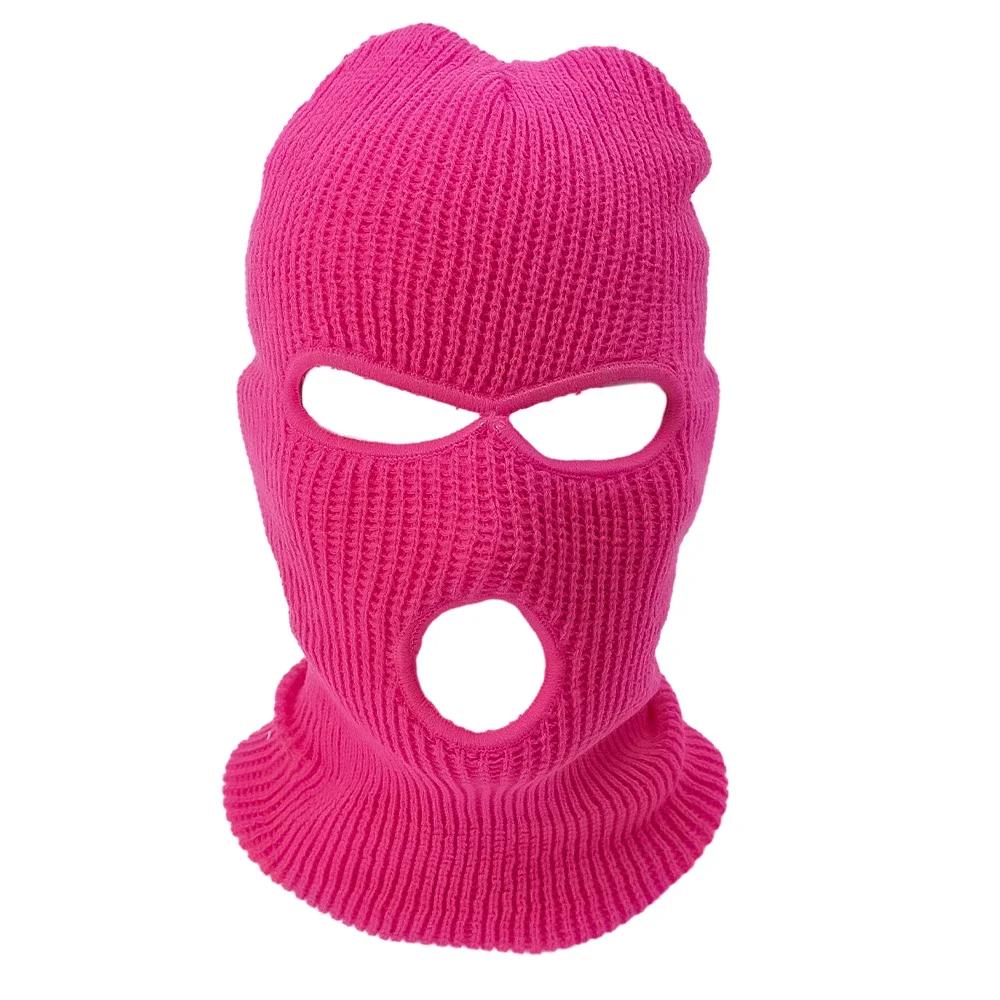Balaclava Three Hole Headrest Cover Universal Car Seat Decoration Hat Halloween Christmas Funny Car Pranks Gifts Windproof Hood