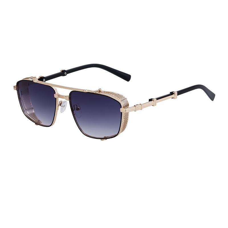JYL TS Men's Steampunk Square - Bold Trendy Fashion Sunglasses ZS-98225