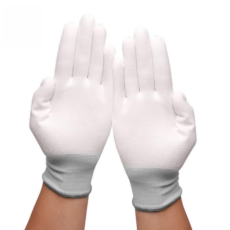 Duijiu Carbon Fiber Anti-static PU Coated Gloves