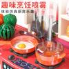 95cm Kids Simulation Kitchen Toy Large Play House Mini Food Pretend Cooking Dining Spray Kitchen Baby Girl Christmas Puzzle Gift