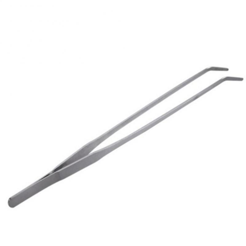 

27 см пинцет из нержавеющей стали для аквариума плоскогубцы для аквариумных растений инструменты для акваскейпинга прямые изогнутые щипцы зажимы для кормления аквариумных животных