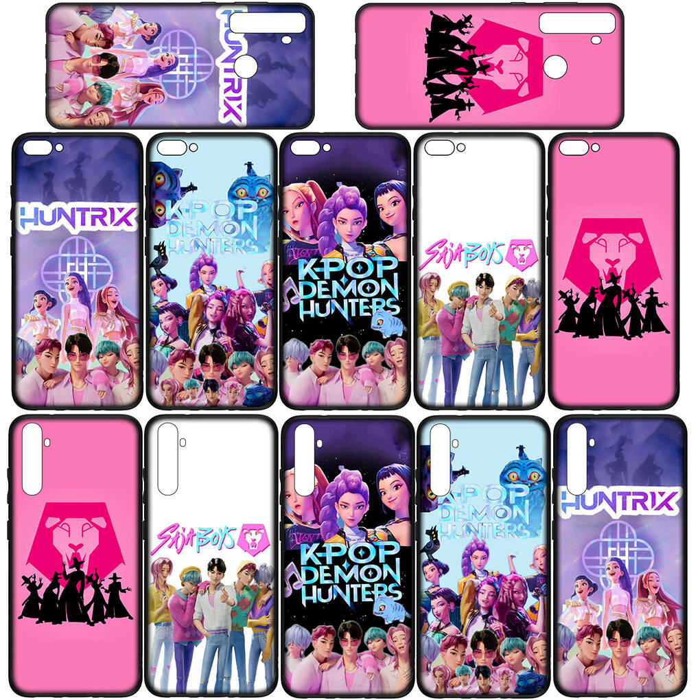 Phone Case for iPhone 17 16 15 Plus X Huawei P30 P20 Lite Redmi Note 14 12 11 13 Pro Max OPPO A60 A80 A40 A18 KPop Saja Demons Jinu Hunters Boys Cover