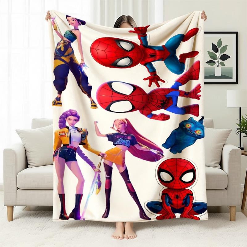 Kpop Witchers Witchers Peripheral Blankets Blankets Flannel Nap Blankets Blankets Printed Office Sofa Blankets