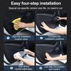 For Changan X5 Plus 2024-2025 4PCS Car Door Anti-Kick Pad Carbon Fiber Protection Sticker Anti Dirt Mat Interior Accessories