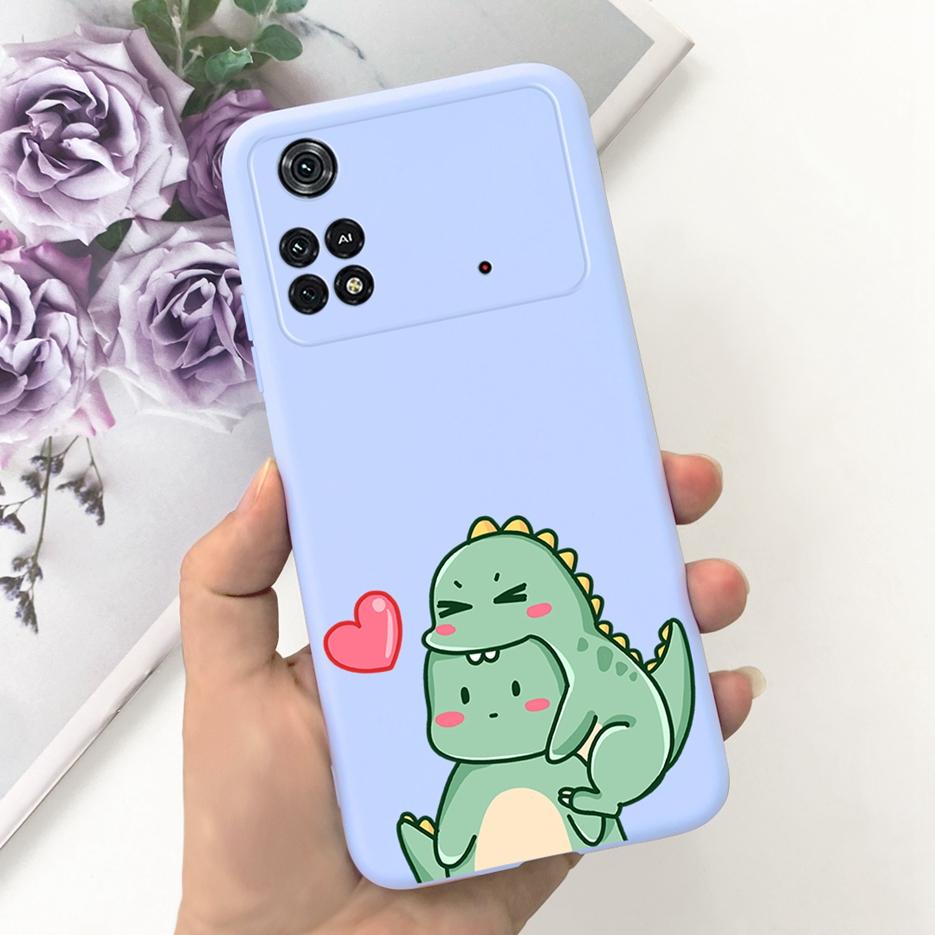 For Xiaomi Poco M4 Pro 4G Case New Fashion Cartoon Cover Soft Silicone Phone Case For Xiaomi Poco M4 Pro PocoM4 5G Fundas Bumper