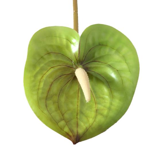 

27,5 Искусственные Цветы Антуриума со Стеблем Искусственный Цветок Наполнитель для Вазы Реалистичное Касание Искусственная Цветочная Композиция для Центра Стола Свадьба Дом F