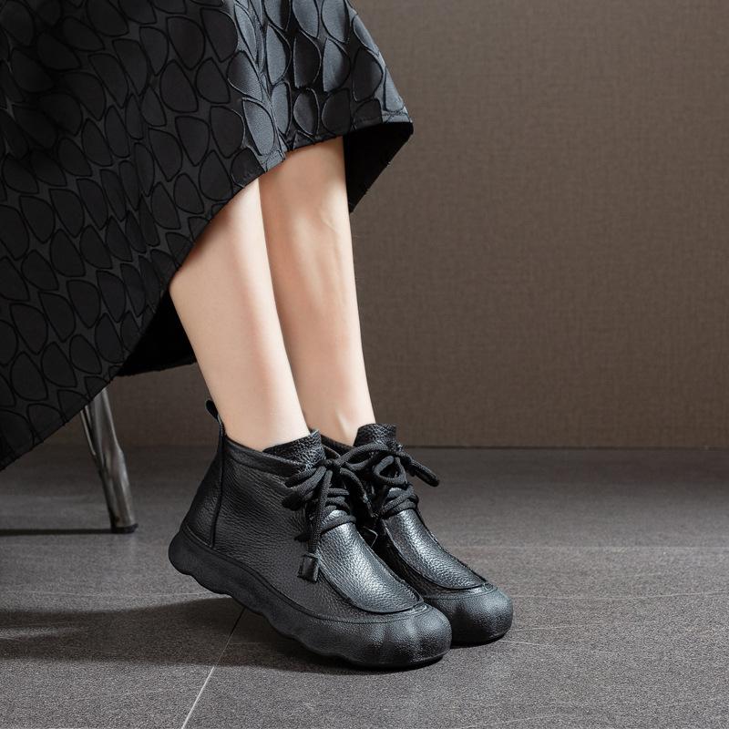 New Style Shoes, Retro Boots, Women's Boots, Soft Leather Boots, Soft-soled Boots, High-top Boots