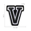 Duoku Embroidery 26 English Letters Three-Dimensional Embroidery Hat Emblem Badge Ironing Velcro Patch Clothing Accessories Cloth Sticker