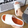 Men's Non-Slip Korean-Style Summer Slippers: Fashionable, Versatile, Casual, and Comfortable Thick-Soled Footwear for Home.