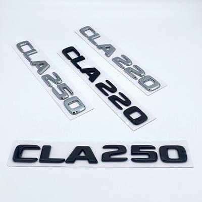 Letras 3d cla180 cla200 cla220 cla250 cla260 4matic abs emblema para mercedes benz c118 w117 carro fender tronco traseiro logotipo adesivo