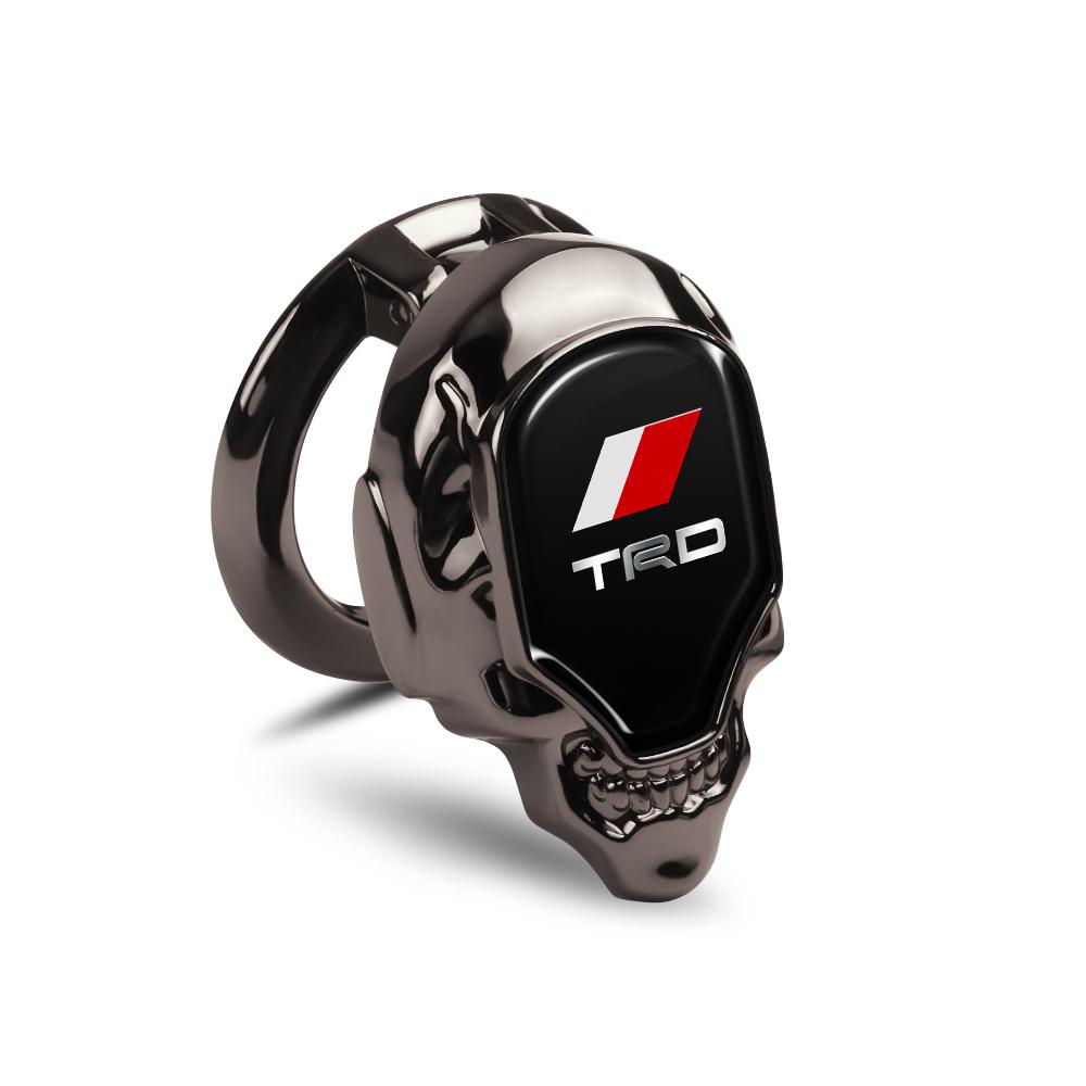 Engine Ignition Start Stop Push Button Switch Cover Trim 3D Sticker For Toyota GR Sport Gazoo Racing Yaris 86 Corolla Hilux C-HR