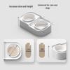 HELLOJOY Ceramic Elevated Double Pet Bowl