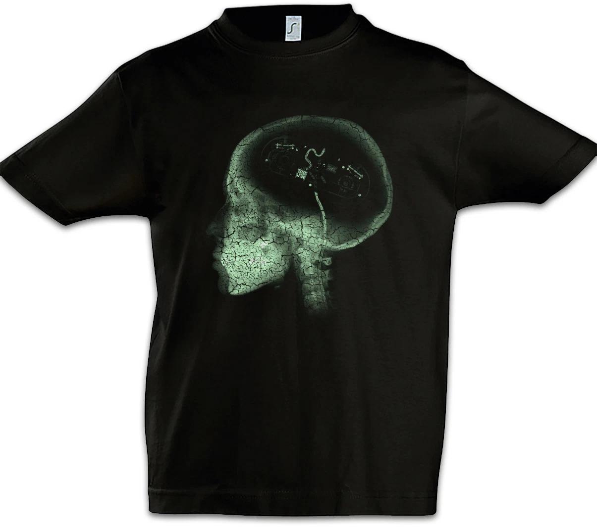 Gamer Brain Kids Boys T-Shirt Computer Scientist Gaming Games Fun Geek Nerd 160