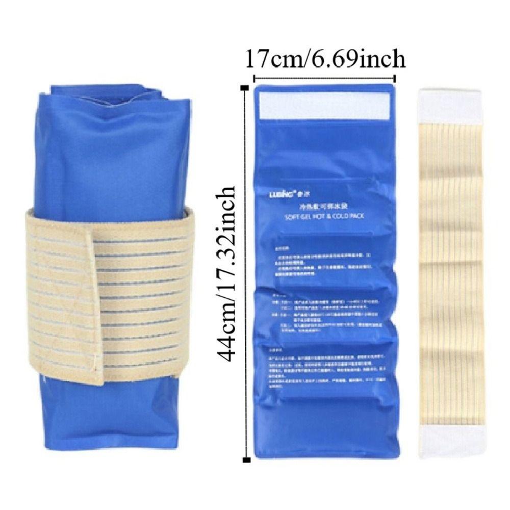 Soft Reusable Hot Cold Gel Pack Elastic Gel Ice Heat Pad Cold and Hot Wrist Ankle Gel Ice-Cold Pack Sports