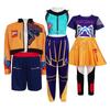 Korean wave song suit K-POP Zoe cosplay performance suit black gold costume witch hunter girl group cos children Rumi