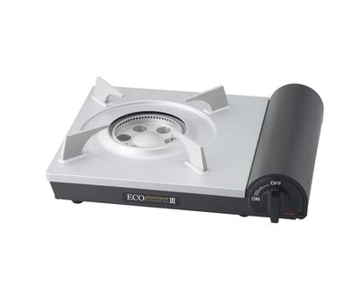 Iwatani Eco Premium III Portable Gas Stove, Internal Flame Type, Ideal for Emergency Preparedness, Tabletop Use, and Power Outage Preparedness, Made I