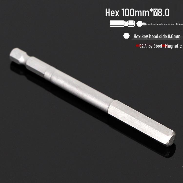 S2 Hexagon Magnetic Impact Driver Bit Set for Electric Screwdrivers