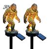 Elf Garden Solar Light Dragon Gorilla Statue Light, Gothic Medieval Resin Outdoor Lantern Sculpture, Fantasy Decor for Yard Patio, Halloween Gift Fans
