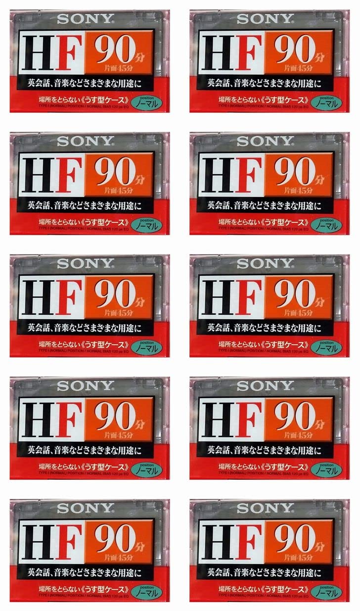 

Кассета SONY 90 минут x 10 минут раунд 45 минут один (90 поездка, путь)