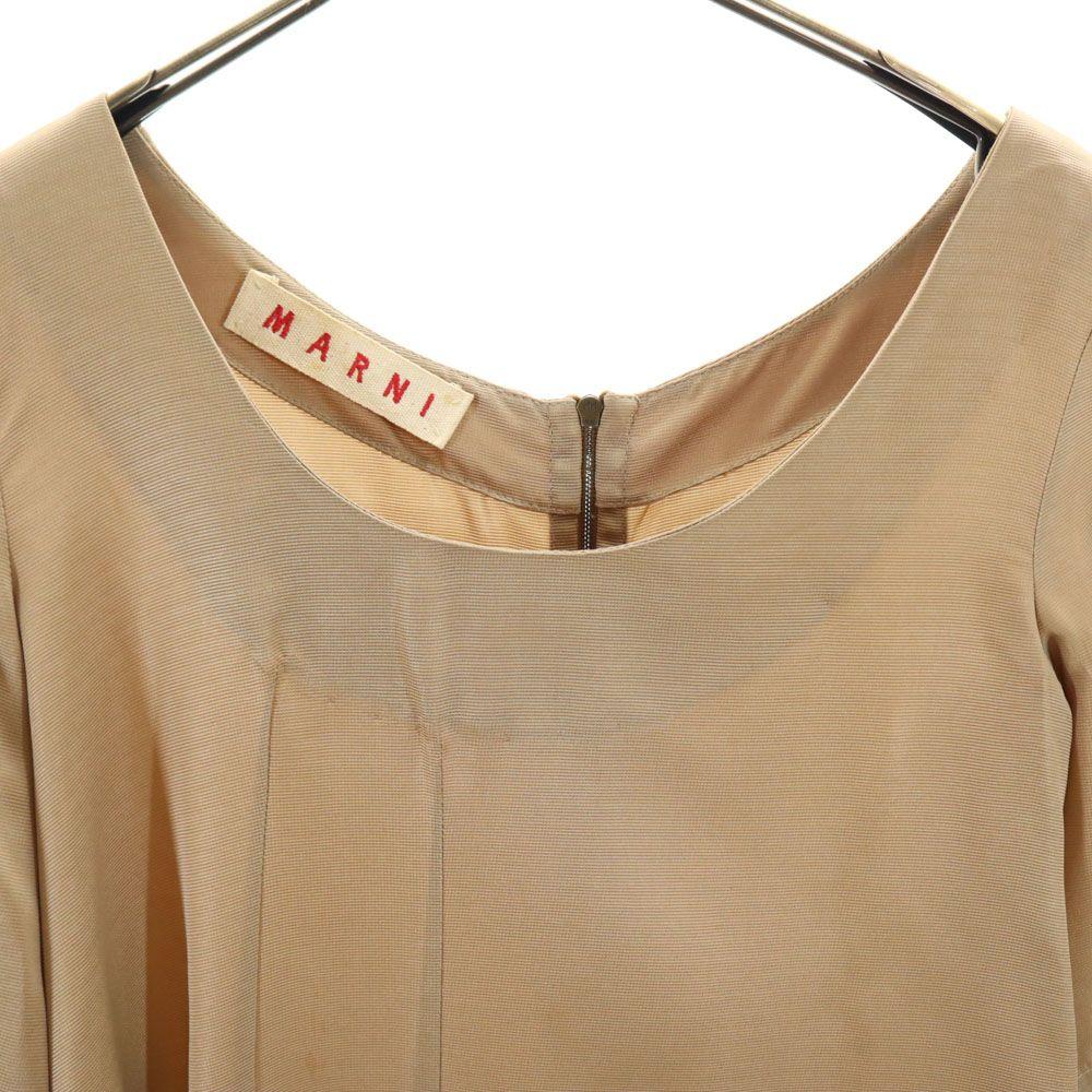 MARNI made in Italy Five-quarter sleeve Cut 40 Beige Women Used