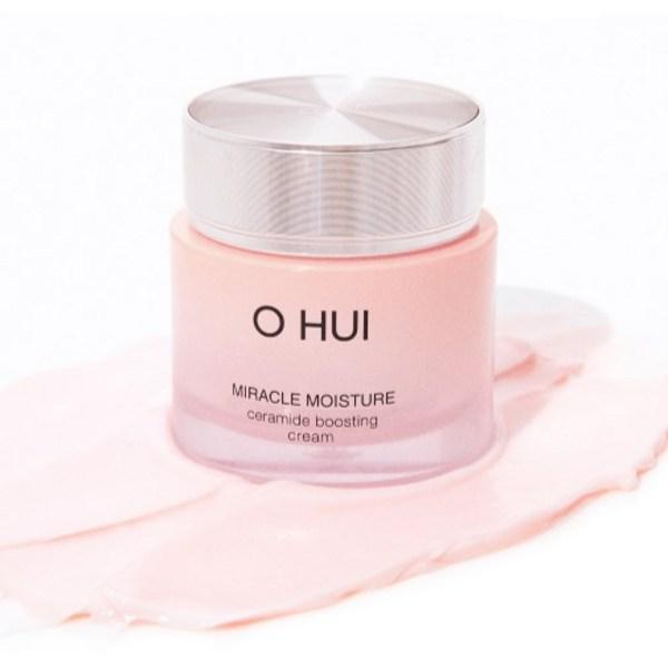 O HUI Miracle Moisture Ceramide Boosting Cream 60ml + Miracle Moisture Miniature Basiskosmetik 3-teiliges Set