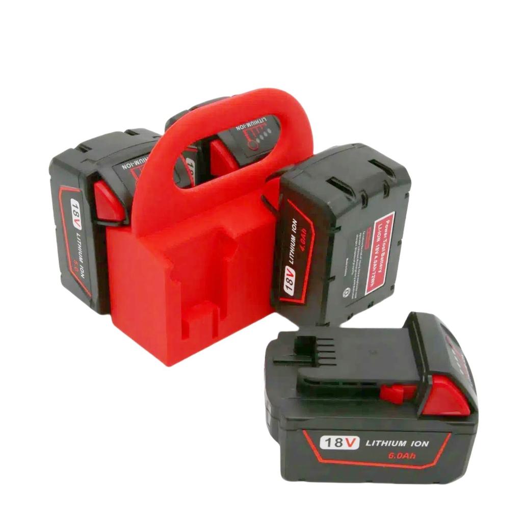 1pc Battery Holder For 14V 18V Batteries For Workbenches Garages Battery Storage Case Tools Parts Accessories