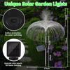Solar Flower Lights Outdoor Decorative Waterproof, Solar Yard Light Outside Decorations Color Changing, Solar Garden Lights Stake Decor