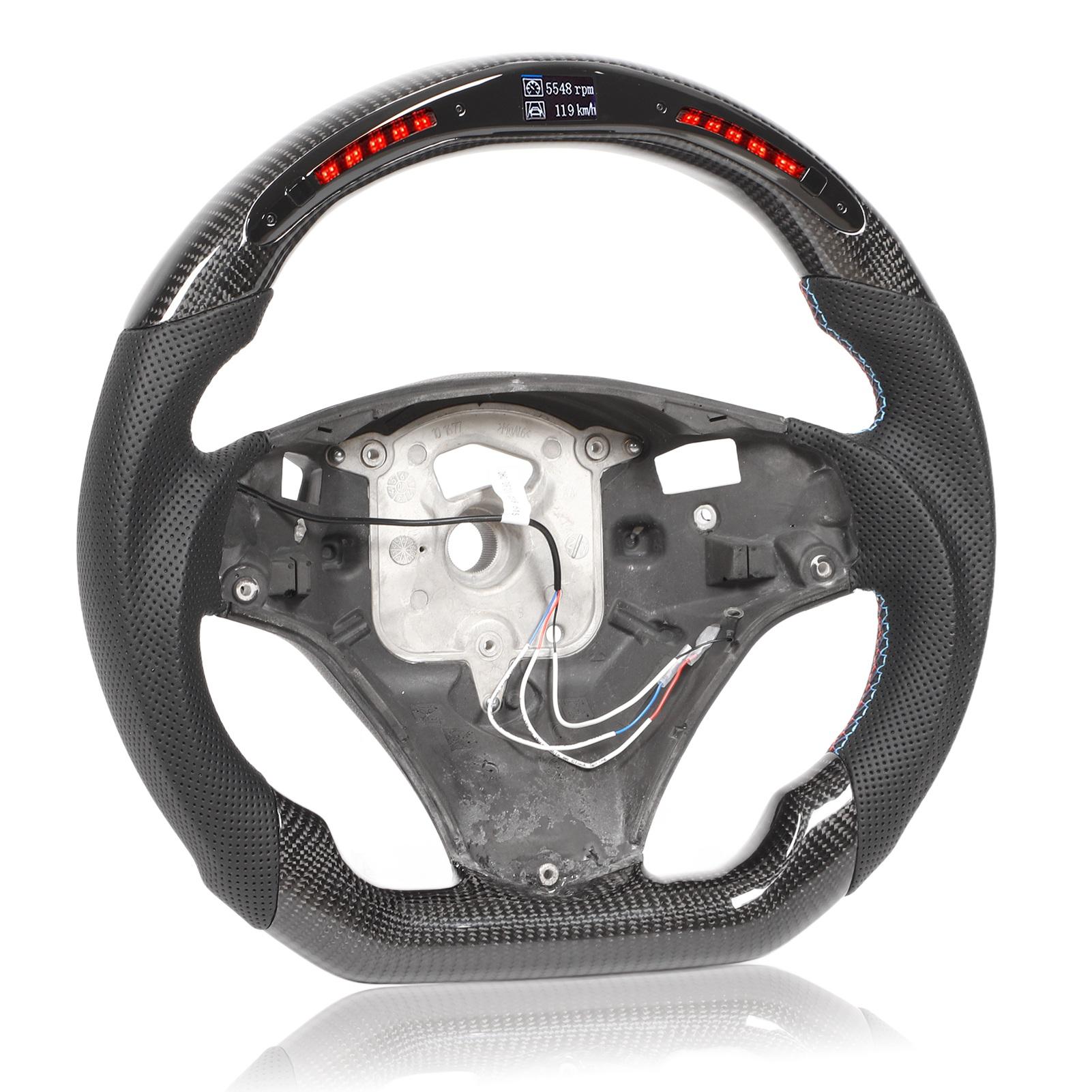 

Замена рулевого колеса со светодиодным дисплеем из углеродного волокна для M3 E90 E92 E93 DCT 20072013