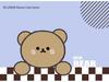 Cartoon Bear Memory Foam Lumbar & Headrest Pillow Set for Car