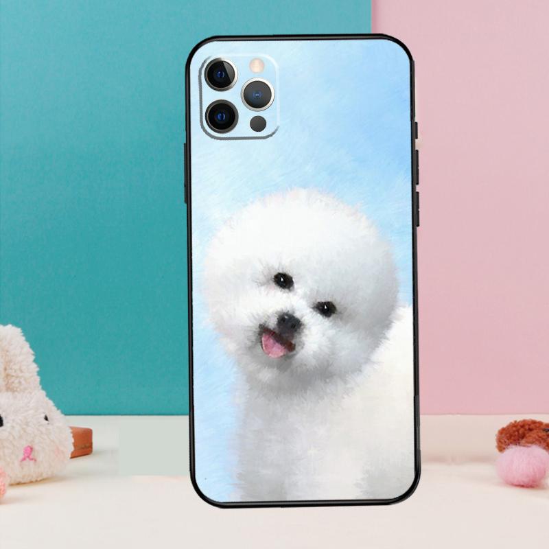 

Bichon Frise Dog Puppy Phone Case For iPhone 17 Air 16 15 14 13 12 11 Pro Max 12 13 mini 15 16 Plus 16e Cover Coque iPhone 15