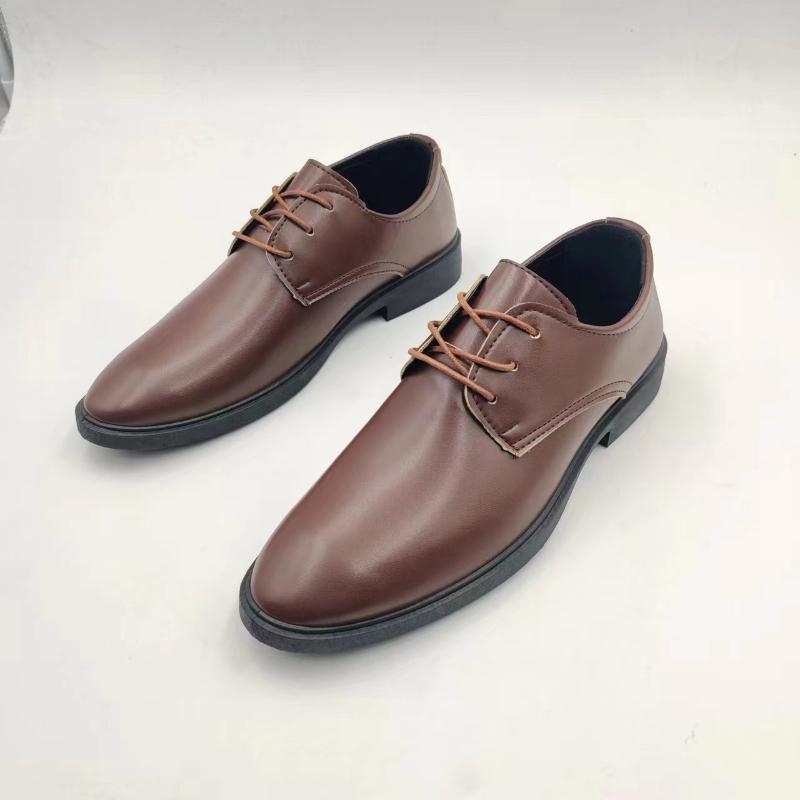 Fashion Luxury Men's Dress Shoes British Style Male Business Leather Shoe Lace Up Height Increase Casual Shoes High Quality Men Shoes