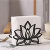 Iron Vertical Napkin Holder, Tabletop Tissue Dispenser Stand for Cafe Hotel Restaurant Dining Table