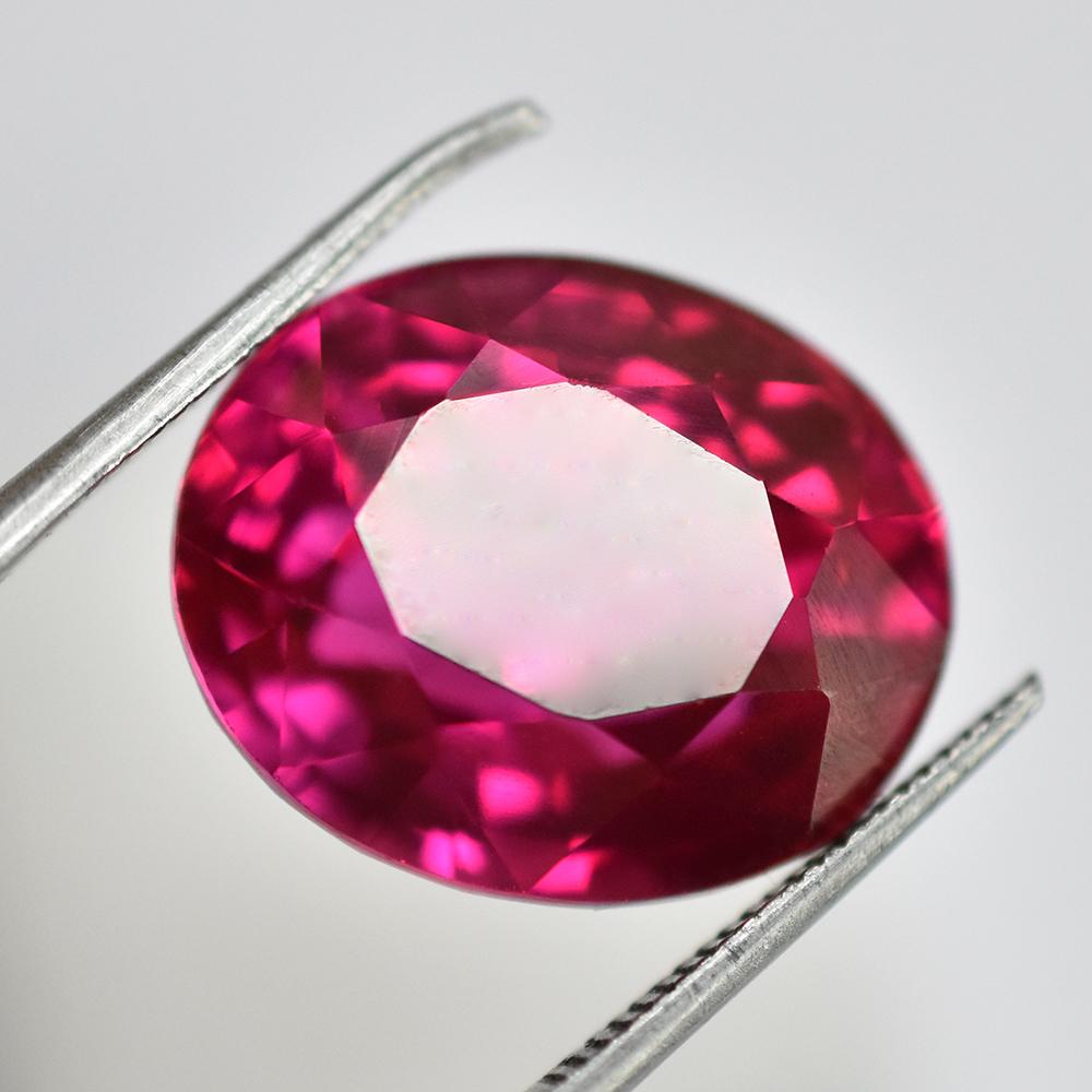 Natural Pink Sapphire Loose Gemstone 21 Ct Oval Cut for Jewelry September Birthday Birthstone