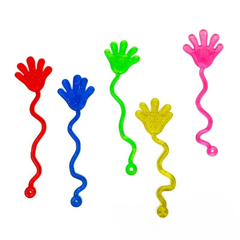 Stretchy Sticky Hands Toys Individually Wrapped Party Favors for Kids 10pcs разноцветный