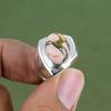 Kupferrosa Opal Ring 925 Sterling Silber Ring Geburtsstein Schmuck Echter Edelsteinring Handgefertigter Designerring Für Geschenke In Ringgröße Erhältlich