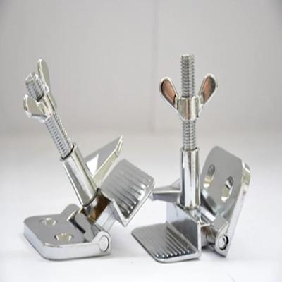 2 Pcs/set of Chrome Plated Screen Printing Butterfly Shaped Fixing Clips, Metal Butterfly Shaped Positioning Clips