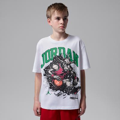 Jordan Kids T Shirts Crew Neck Moderate XS