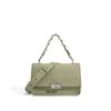 Leather Single-shoulder Crossbody Bag, A Versatile Small Square Bag for Early Spring Commuting, A Fashionable Chain Bag with A Niche Design